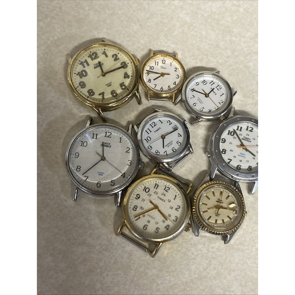 Lot Of 8 Timex Watches